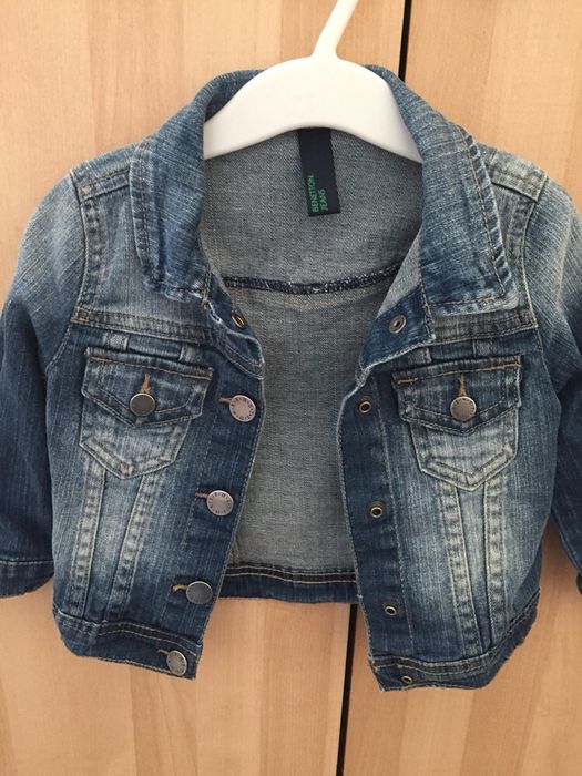 Casaco jeans Benetton 12/18meses