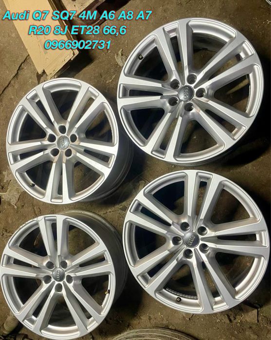 Диски оригінал R20 20 5 112 Audi Ауді Ауди Q5 Q3 Q4 Q7 SQ7 4M A6 A7 A8 A4 A5