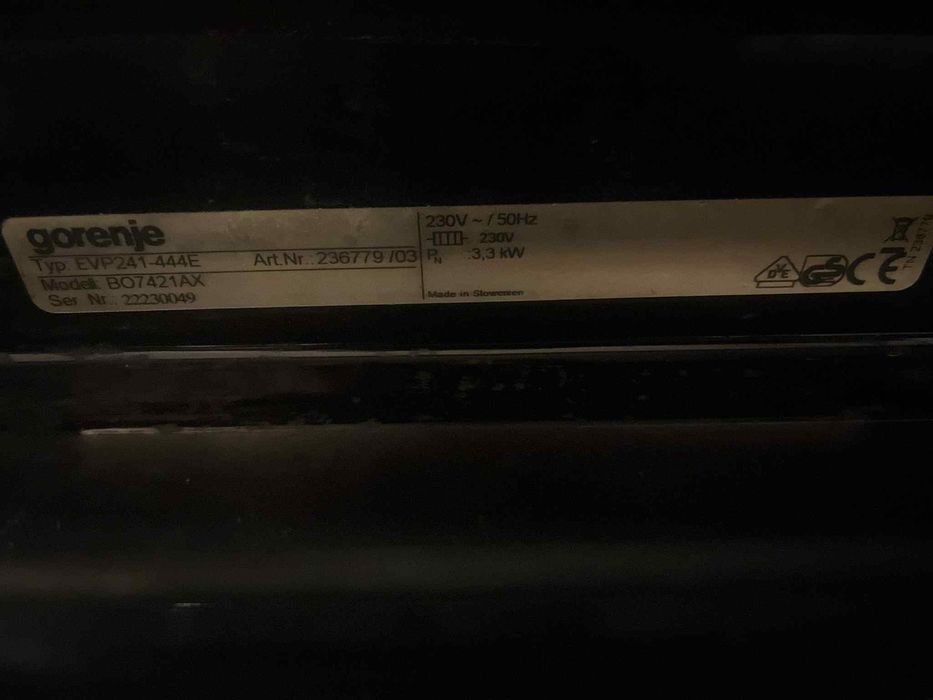 Piekarnik GORENJE do zabudowy model B07421AX