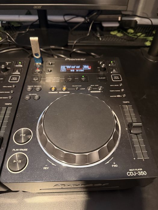 Par de Leitores Pioneer CDJ-350 - Totalmente Operacionais