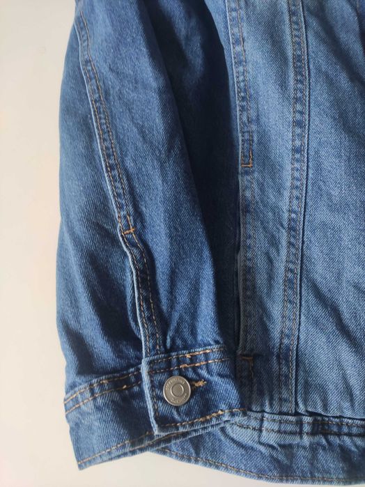 Kurtka jeansowa z kożuszkiem