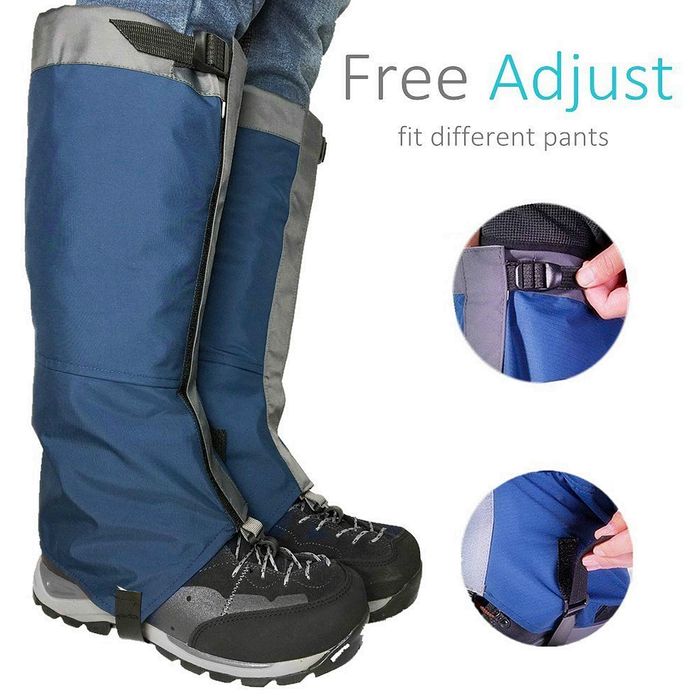 WOQI Ochraniacze na Buty TREKKING Stuptupy Uniwersalne BLACK