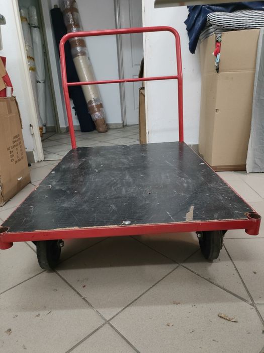 Okazja duży Wózek magazynowy platformowy