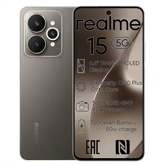 Смартфон Realme 15 5G 8/256GB NFC Titanium, Pink