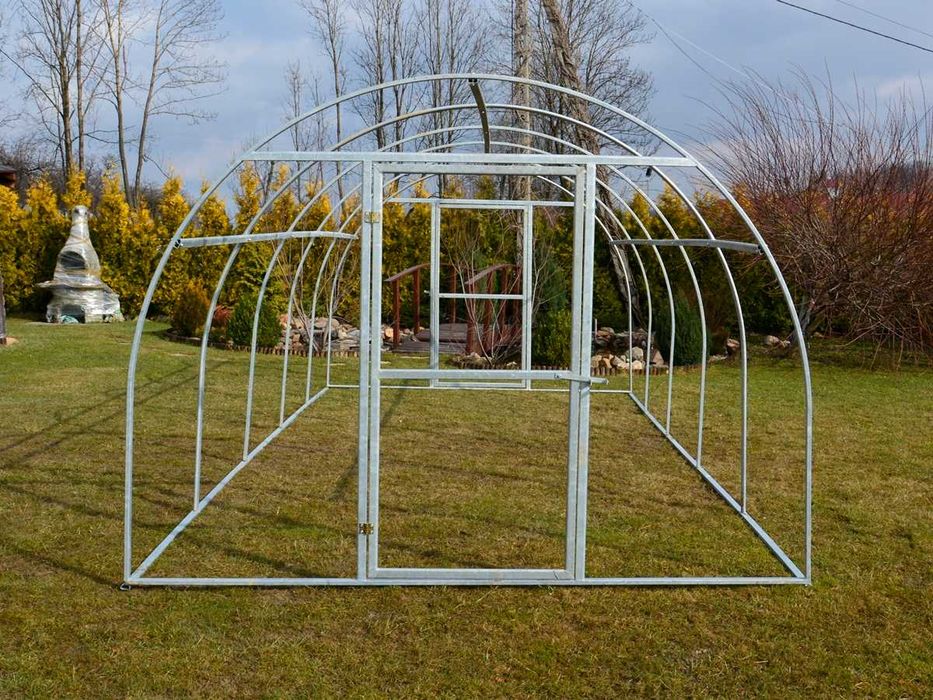 SZKLARNIA 18m2 - tunel pod folię - Ocynkowany Mocny - Cała POLSKA