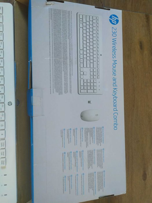 Klawiatura i Mysz HP 230 biały