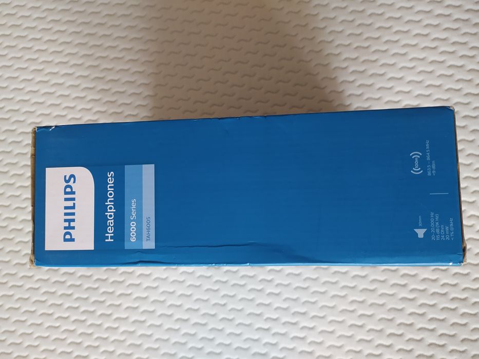 Słuchawki bezprzewodowe nauszne radiowe Philips TH  TAH 6005BK/10