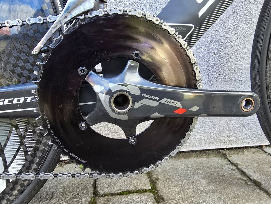 Rower Czasowy TT Scott Plazma 3, Red, Dysk roz.54/M