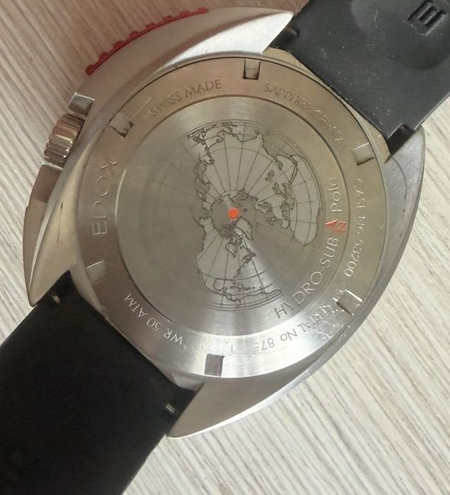 Ekskluzywny zegarek Edox Hydro-Sub 500M 53200 Master Lock Swiss Made