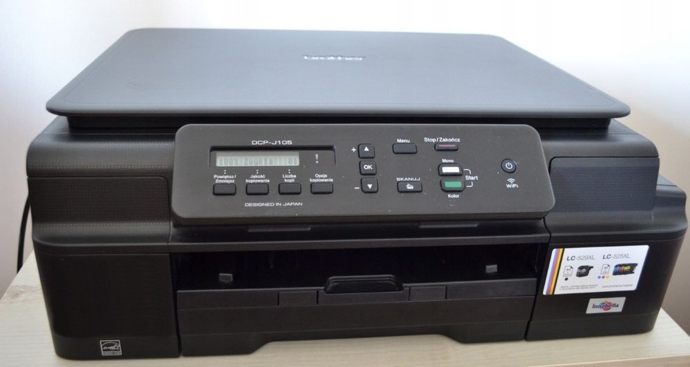 Drukarka Brother DCP-J105 FV23% # WiFi skaner ksero
