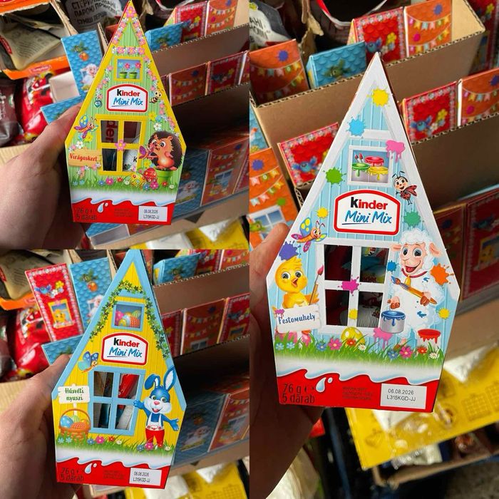 Пасхальний будинок від Кіндер з цукерками 76г / Kinder mini mix
