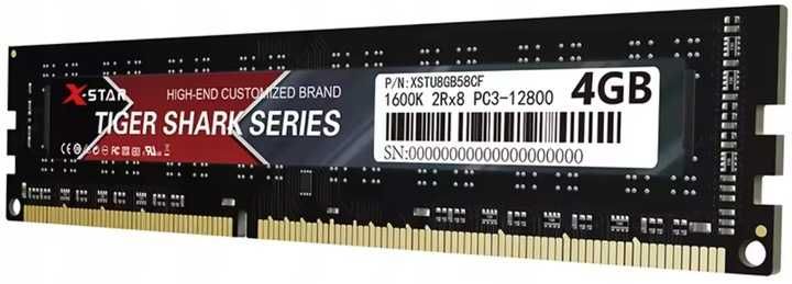 Pamięć RAM DDR3 4GB 1,5V 1600Mhz do komputera stacjonarnego.