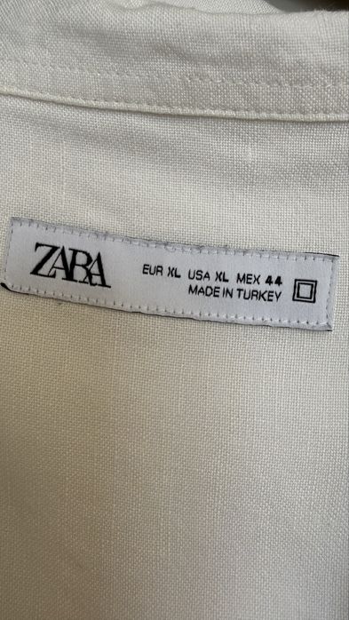 Сорочка чоловіча  лляна  Zara  XL розмір