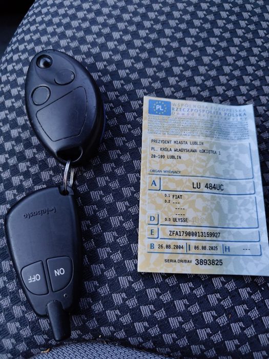 Samochod Fiat Ulysse