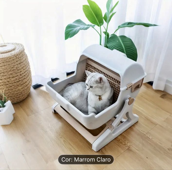 Caixa de areia para gato