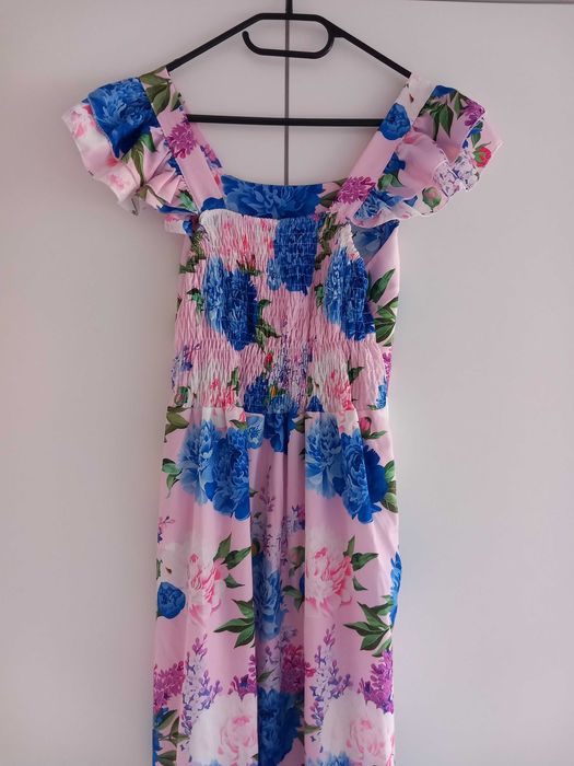 Sukienka maxi w kwiaty S/M