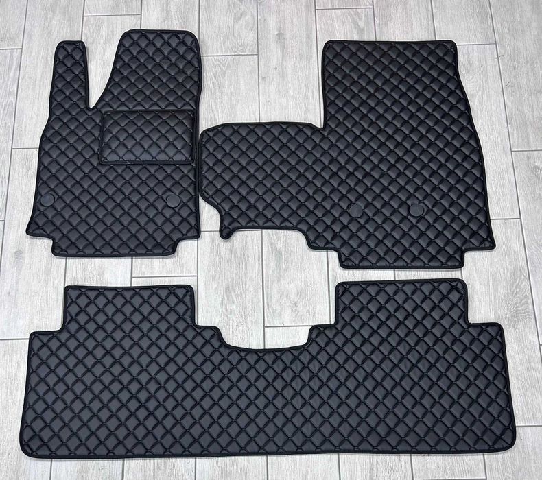 Коврики в салон Екошкіра для Nissan Ariya Almera Juke Kicks Leaf Micra