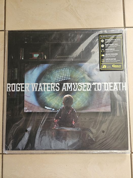 LP: Roger Waters - "Amused to death" 2LP; stan: mint/folia USA