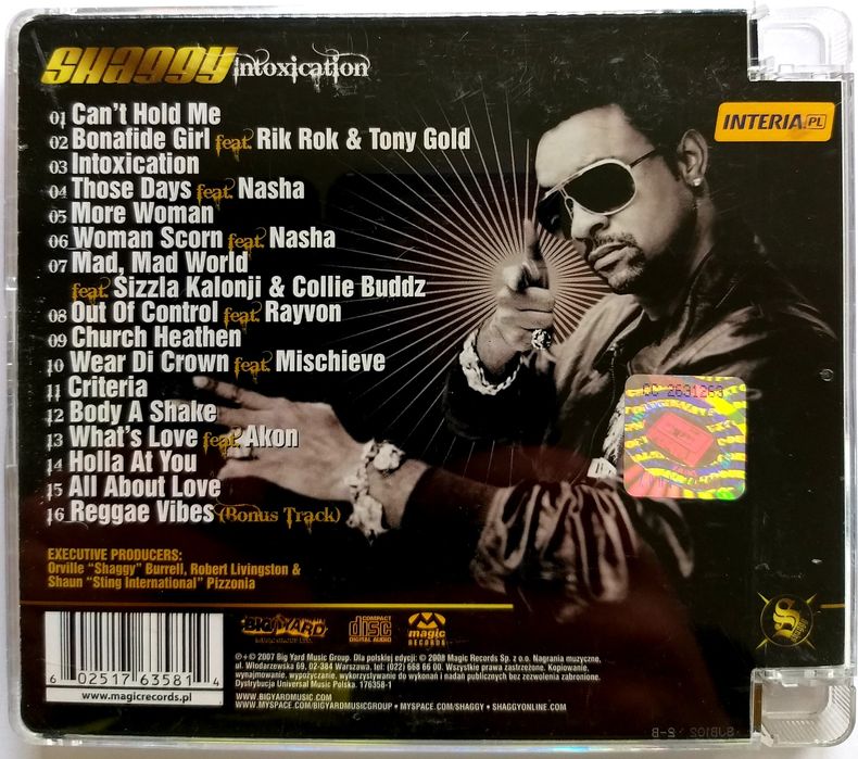 Shaggy Intoxication 2007r
