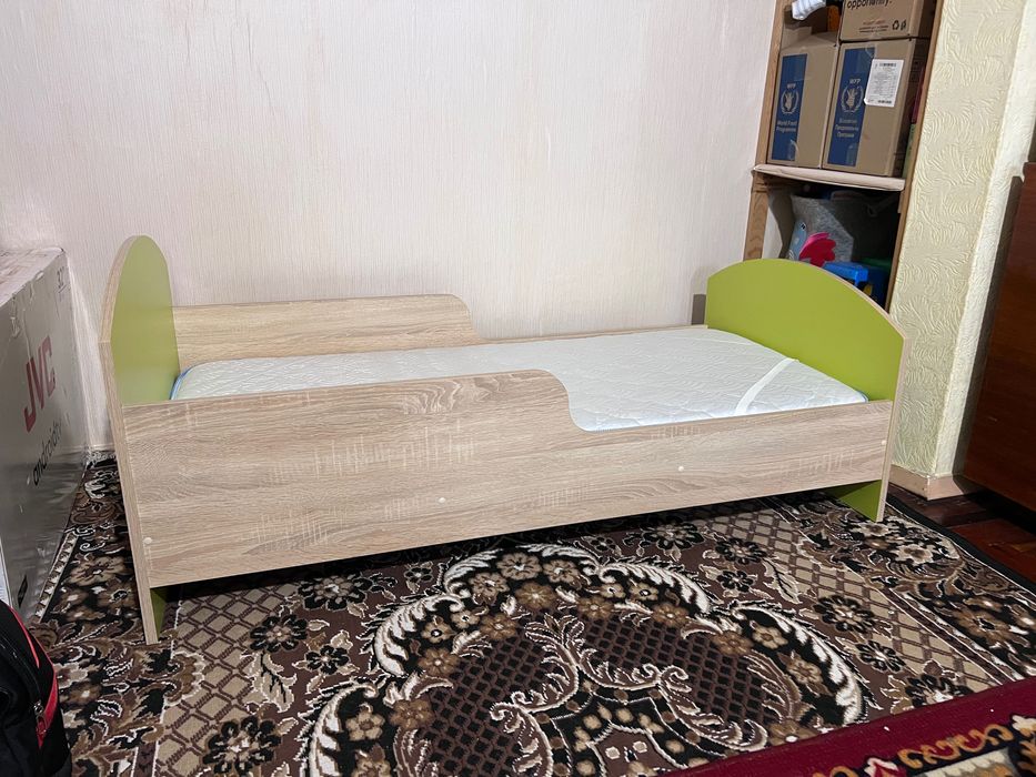 Дитяче односпальне ліжко + матрац Flex 2 в 1 Kokos