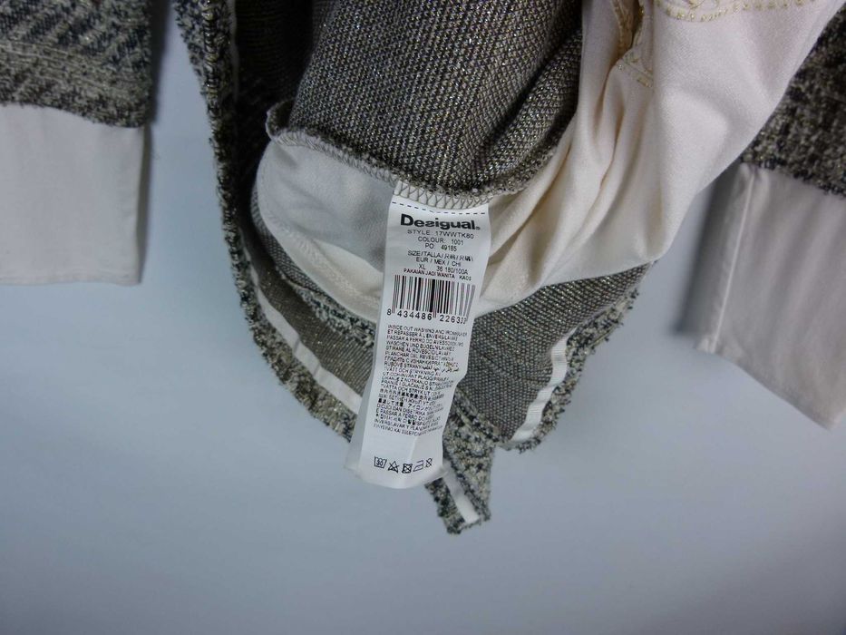 Desigual bluzka sweterek bliźniak z narzutką / XL