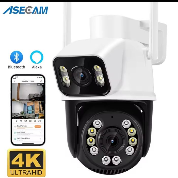 Поворотна Wi-Fi камера відеоспостереження Asecam