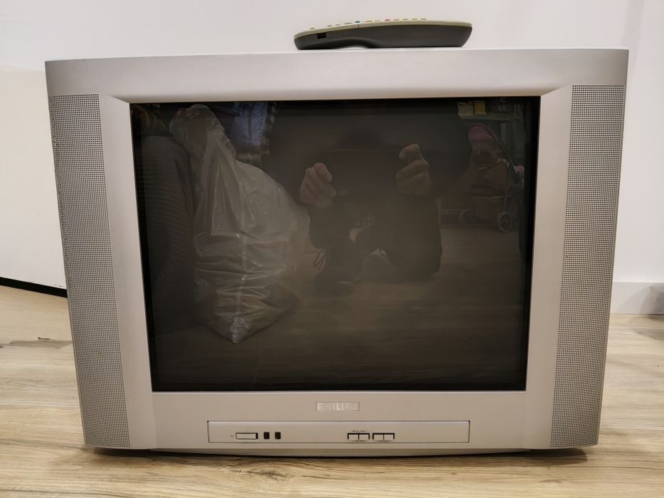 TV Philips 55cm cinzenta