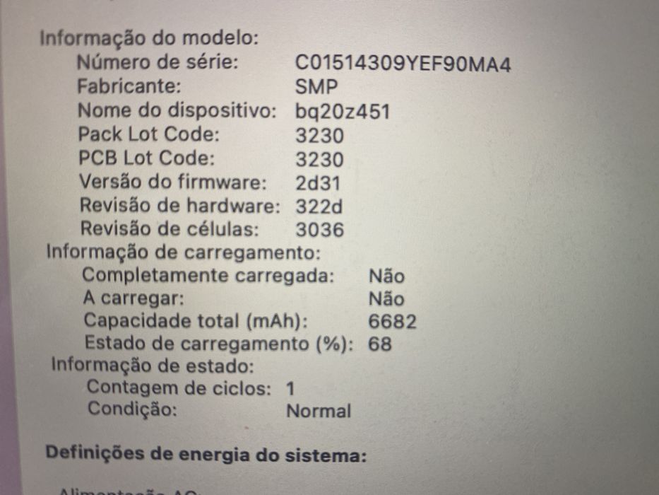 Macbook Pro 13” - Ano 2015