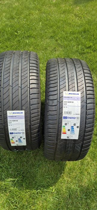 Michelin opony 2szt NOWE primace 4+  225/40/r18