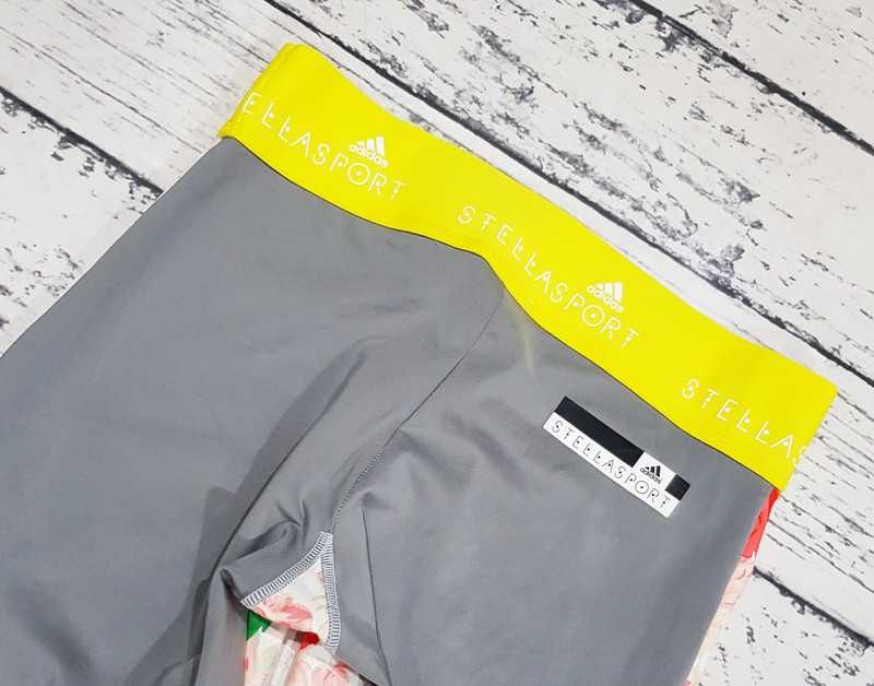 Adidas * Stella Sport * legginsy * kwiaty * unikatowe * idealne * S