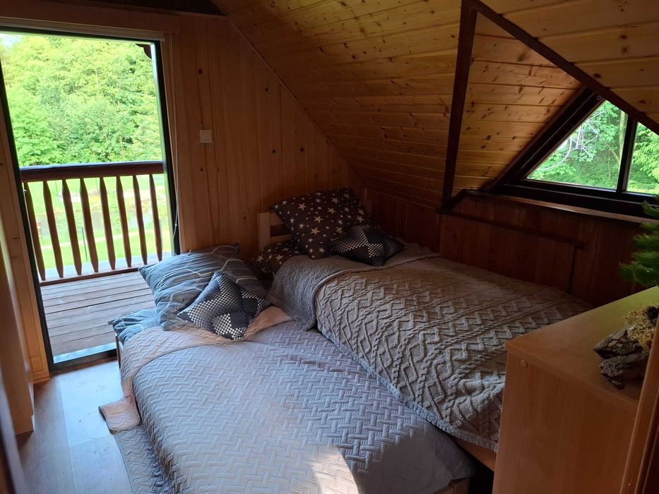 domek, pokoje do wynajęcia, sauna, jacuzzi, pstrąg