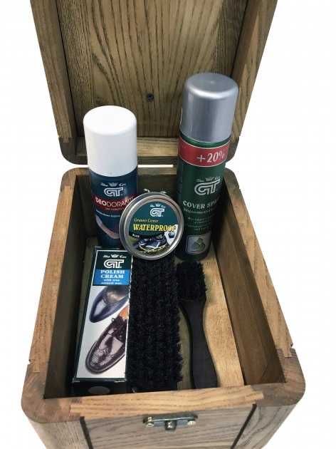 Набор по уходу за обувью "Обувной сундук" Tradigo Giovanni ITALY(7 шт)