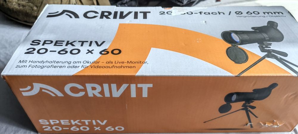 LUNETA OBSERWACYJNA CRIVIT SPEKTIV 20-60x60 – NOWA, tylko sprawdzona