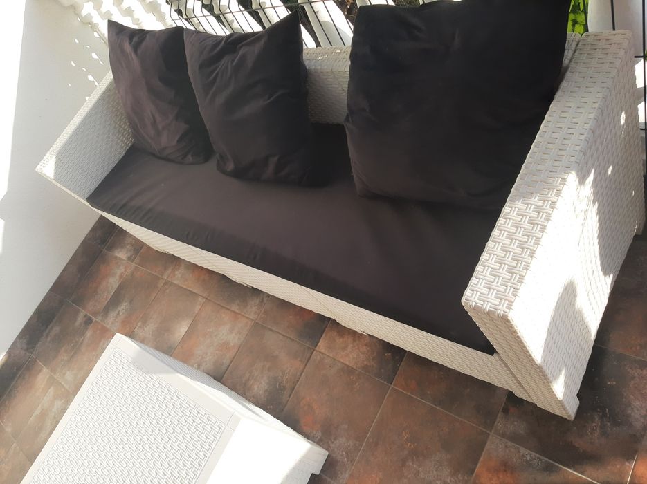 Meble ogrodowe !OKAZJA! technorattanowe sofa+2 fotele
