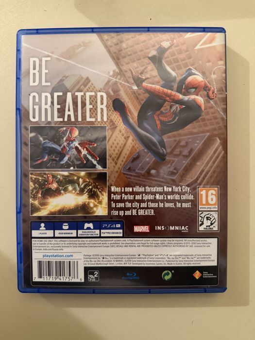 Marvel Spiderman (PL) ps4 ps5