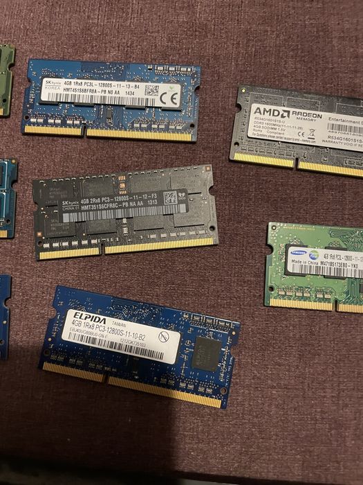 Оперативна Пам'ять SO-DIMM 4GB DDR3/DDR3L PC3/PC3L до Ноутбуків 1333/1600 МГц
