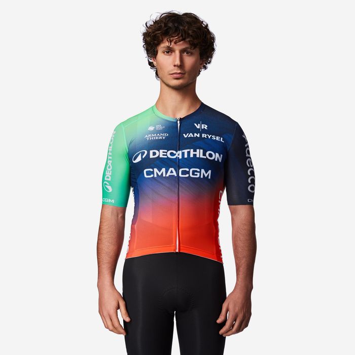 Camisola de Ciclismo de Estrada de Manga Curta, RCR-R DECATHLON CMA