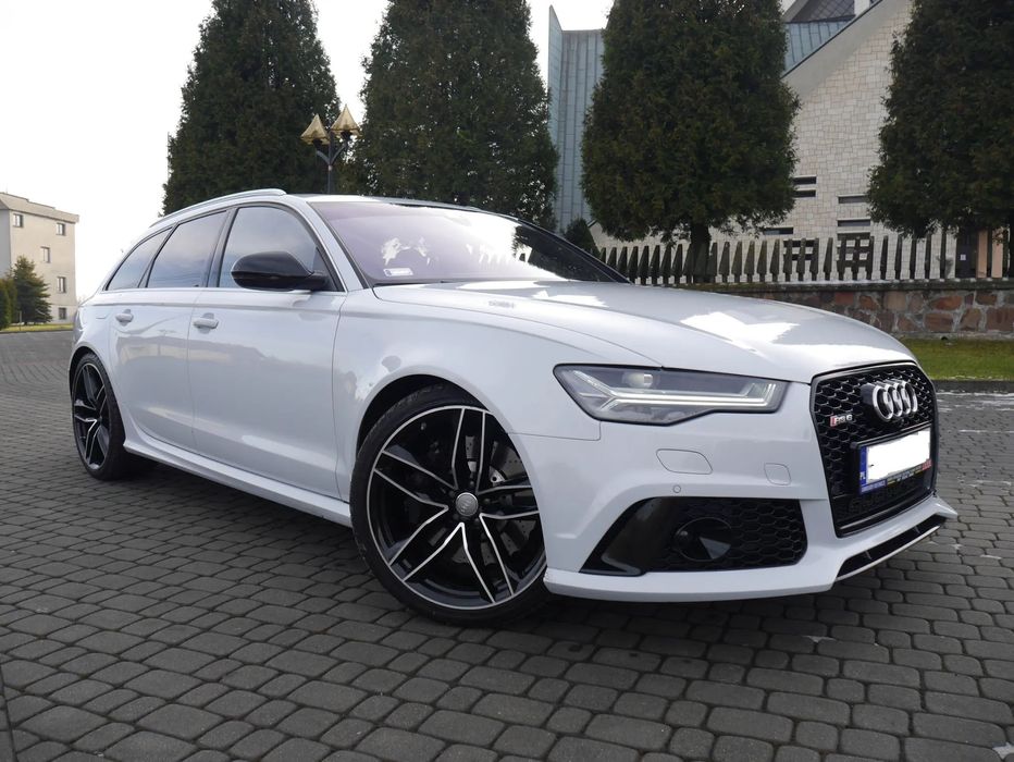 Audi RS6 RS6 C7 Matrix Full Led Panorama 560 Km Perła 21 Cali Kamery 360
