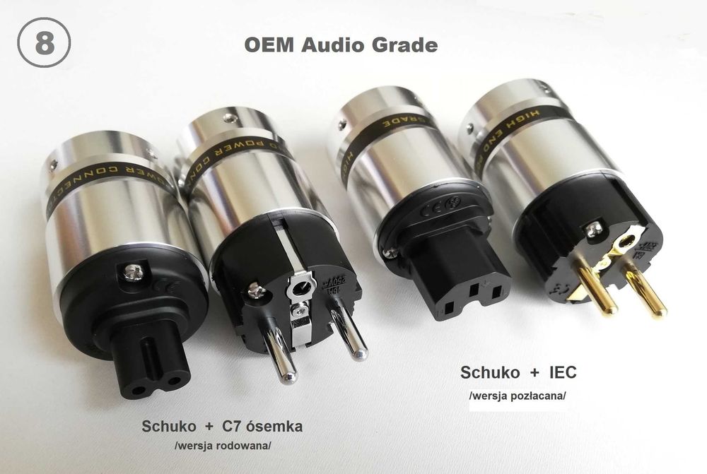 Kabel zasilający HELUKABEL 1,6m - wtyki 037/ Monosaudio/OEM/C7 ósemka
