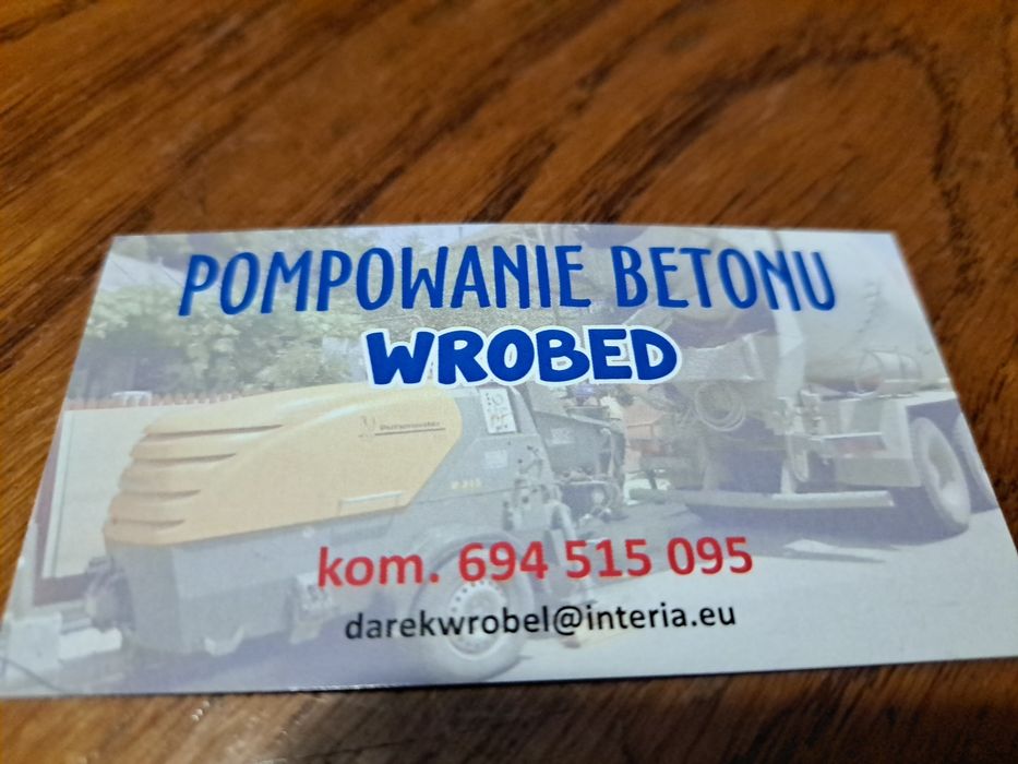 Pompowanie Betonu *Posadzki . MOBILNA POMPA * Putzmeister P715. BETON