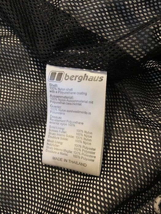 (XL,S,M) BERGHAUS Черная весенняя курточка на мембране куртка мембрані
