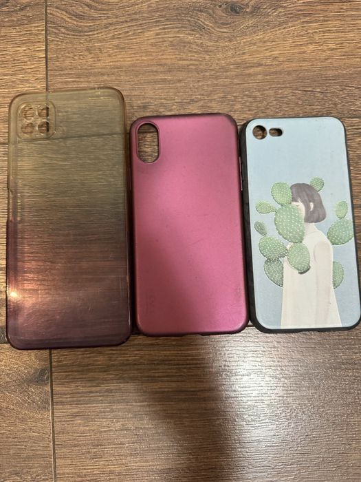 Набор чехлов на iPhone (11, 12, 13, 14, 6, 7, 8, 5, 14 Pro Max) и набор чехлов на Android