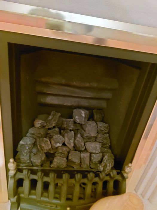 Carvao para lareira a gás