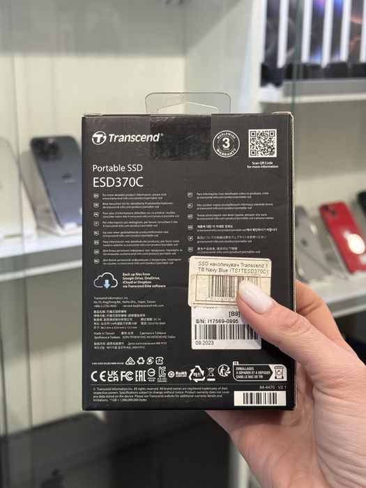SSD 1Tb Transcend ESD370C