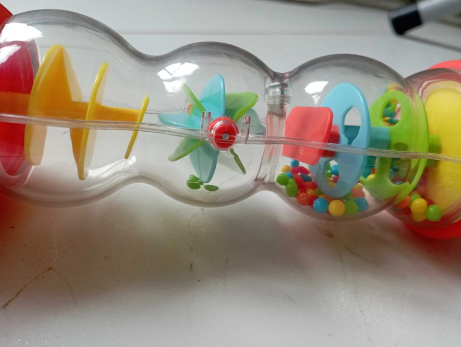 Grzechotka sensoryczna Miś * Sensory Play Baby kids Teddy Bear Shaker