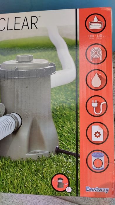 Bomba filtro Bestway tipo I para piscinas pequenas