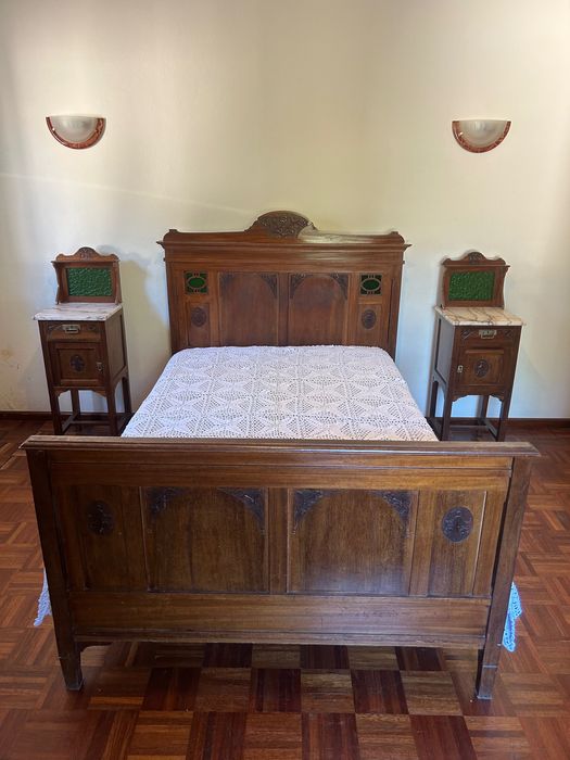 Colcha de renda em crochet feita à mão