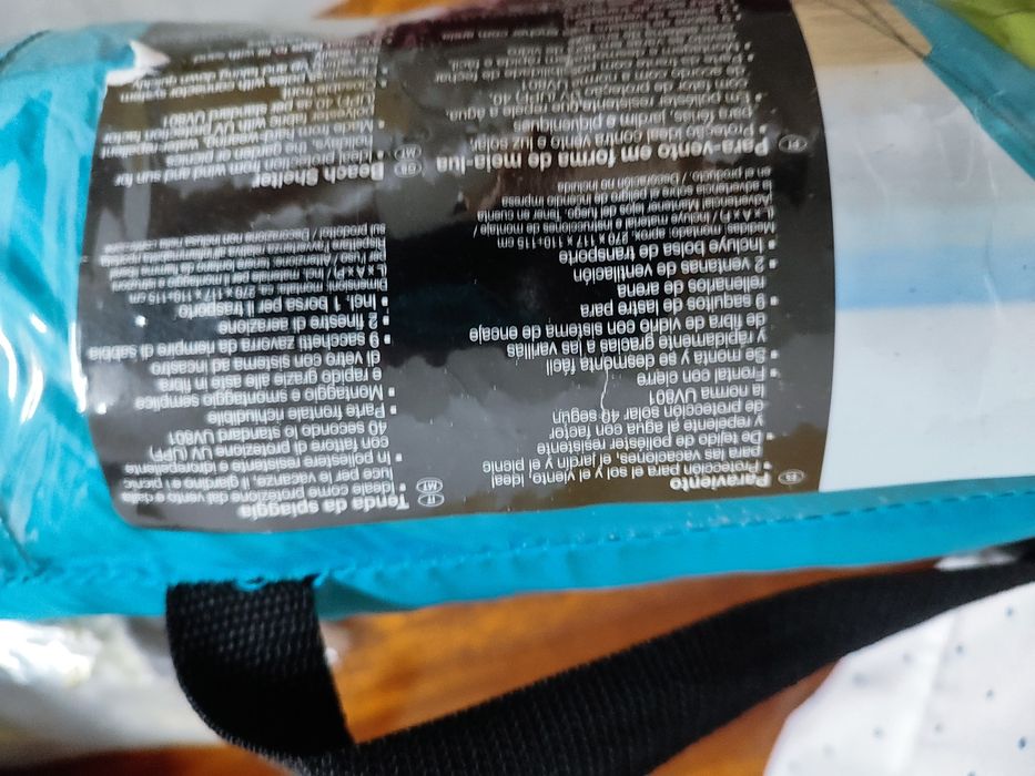 Tenda de praia / Pára vento Crivit