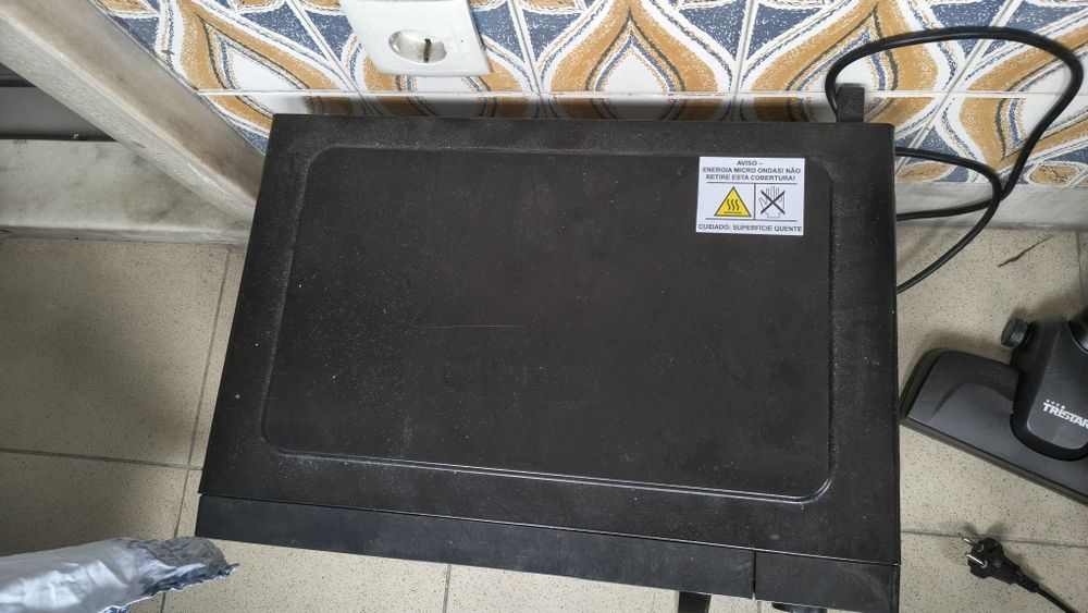 microondas com problema