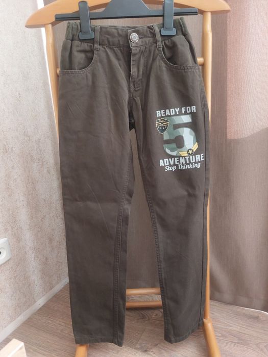 Катонові легенькі штани на хлопчика джинси